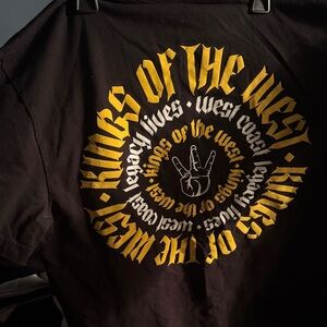 Black and yellow shirt